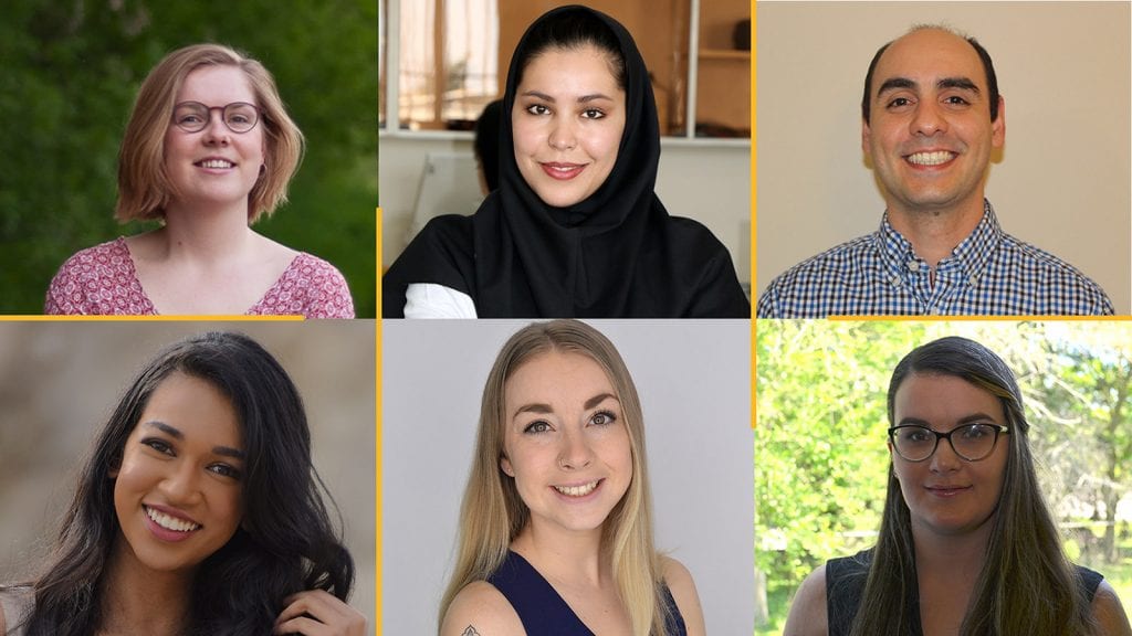 Collage of Arrell scholars headshots