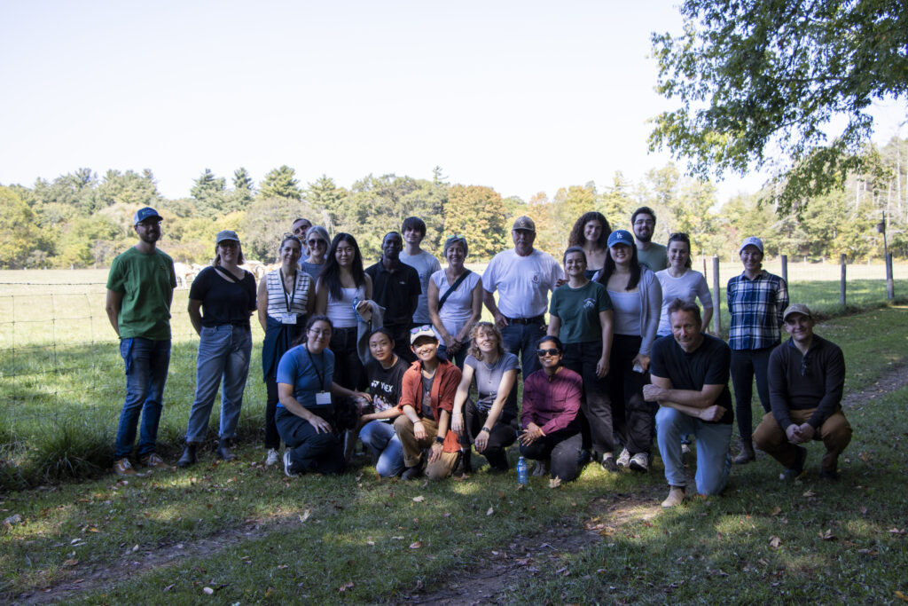 Students posing for a photo. 